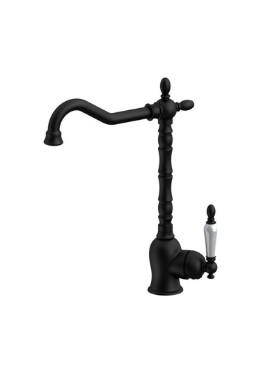 Gpd Retro Tek Gövde Siyah Eviye Bataryası Armatürü Mte180-S