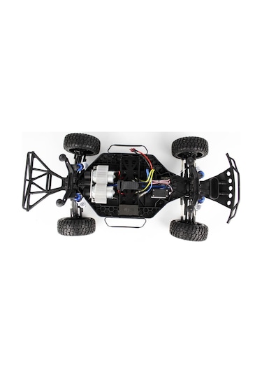 Remo 1022 1/10 Ölçek, 4wd Off Road Short Course 9emu Fırçalı Çift Motorlu, Mavi Kaportalı, Rc Model Araç
