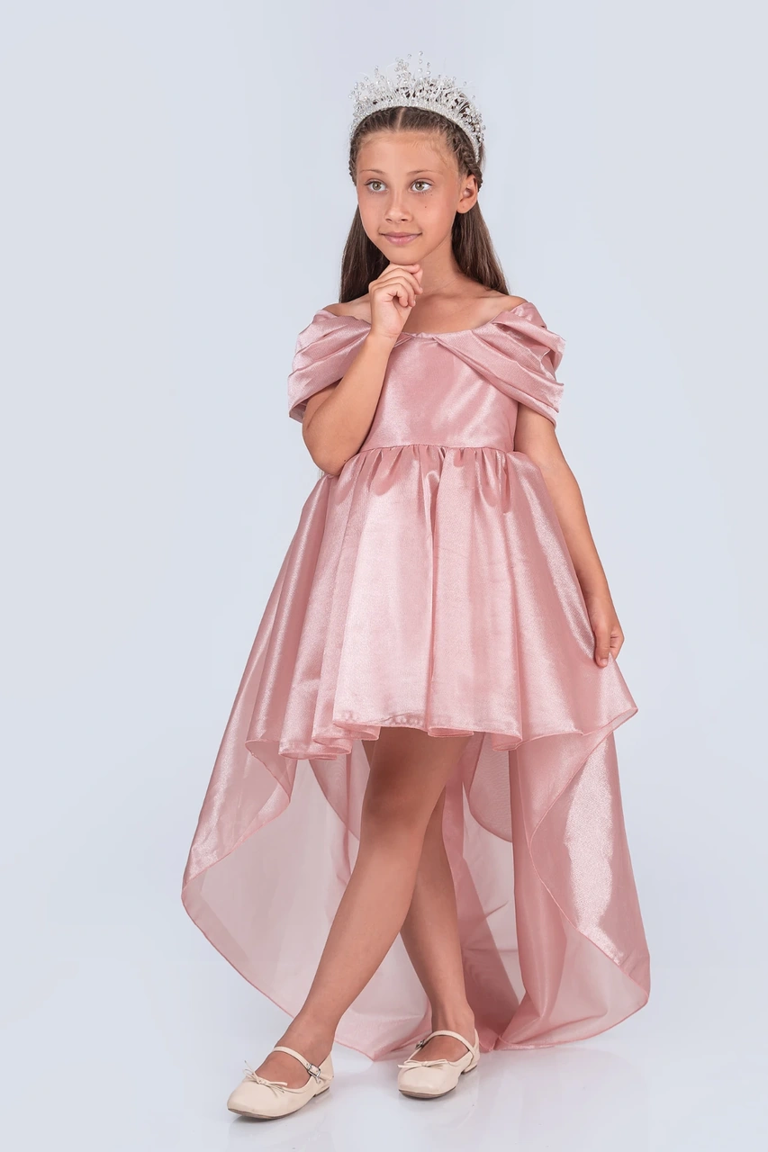 Kız Çocuk Kristal Taşlı Kraliçe Tacı Prenses Saç Aksesuarı, Abiye & Özel Gün Tacı Beyaz