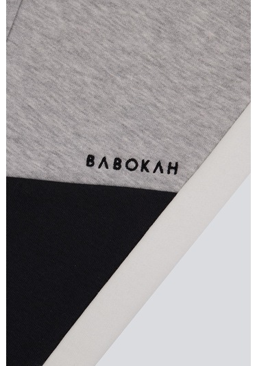 (KIDS BOY) BLOK RENKLI JOGGER GRİ
