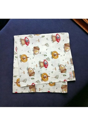 Çok Amaçlı Bebek Müslin Bezi Battaniye 75 CM x 75 CM