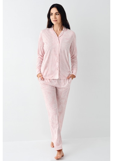 Pierre Cardin Kadın Krem Pijama Takımı Pc9087-s-v1 Krem