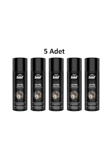 Selsil Sıvı Gres Yağlama Spreyi 500ml 5 Adet