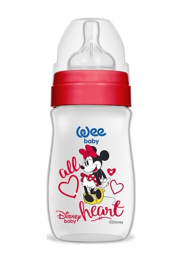Wee Baby 189 Disney Mickey Ürün Seti Kırmızı Biberon Emzik