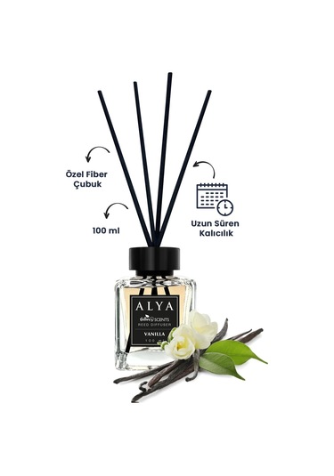 Alya Nature's Scents Vanilla Bambu Çubuklu Oda Kokusu 100 ML