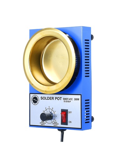 Hallow 300 W 220 V 100 MM 1200g Mini Kurşunsuz Lehim Pot Titanium