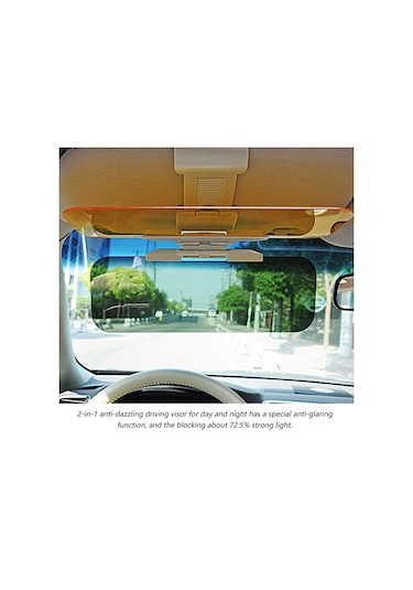 Cbtx 2'si 1 Arada Araba Gündüz Ve Gece Güneşlik Göz Kamaştırmayan Dayanıklı Güneş Koruma Araç Ön Camı Güneşlik