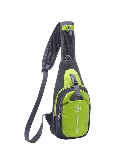 Erkekler İçin Şık Ve Fonksiyonel Omuz Çantası, Günlük Kullanım İçin Pratik Sırt Çantası Yeşil