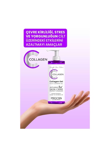 Procsin Kolajen İçerikli Gözenek Sıkılaştırıcı Yüz Temizleme Jeli 150 ML