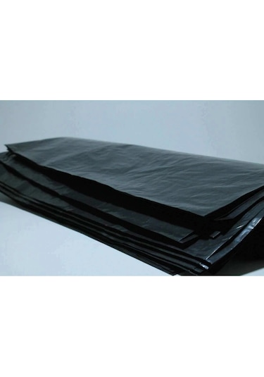 120x150 Cm Siyah 10 Kg Dökme Çöp Torbası Kalın Dökme Çöp Poşeti Hantal Boy