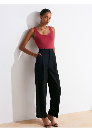 Dilvin 20977 Kalın Askılı Poliamid Atlet-koyu Fuşya Koyu Fuşya