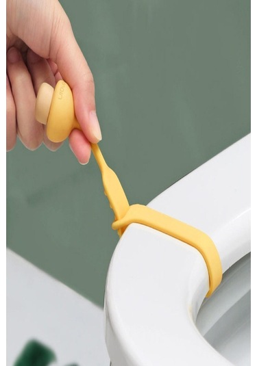 Mantar Tasarımlı Klozet Kaldırma Aparatı Klozet Kapağı Tutucu Hijyenik Tutamaç 1 Adet