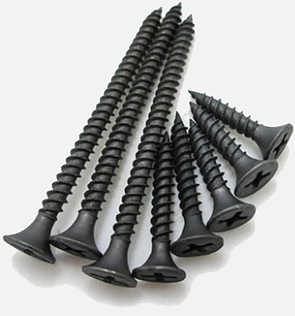 Sivri Uçlu Alçıpan Vidası Borazan Siyah Vida 3.5 X 45 Mm 100 Adet -