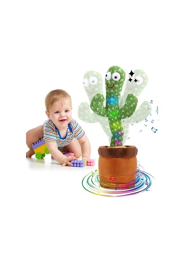 Yeşil Kaktüs Pırasa Oyuncağı 10cm X 5cm Miktar 1'li Paket B Diğer