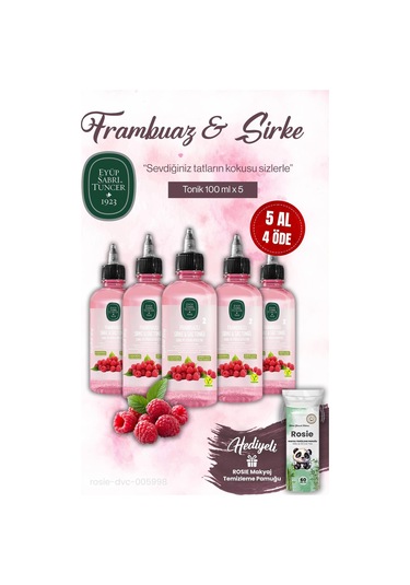 Est 5 Al 4 Öde Tonik 100 Ml Frambuaz Sirke, Rosıe Makyaj Pamuğu