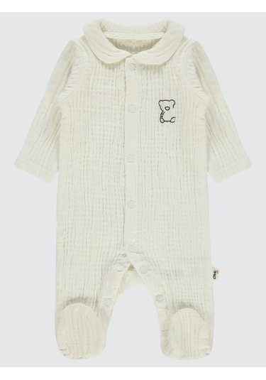 Civil Baby Bebek Patikli Tulum 1-9 Ay Ekru Ekru