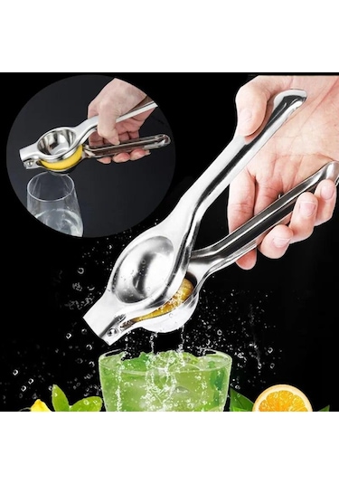 Limon Sıkacağı Paslanmaz Çelik Manuel Sıkacağı İşlemci Mutfak Aksesuarları Suyu Meyve Presleme Narenciye Portakal Sıkacağı Limon Presi