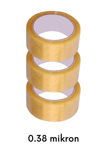 Koli Bandı Yapışkan Kuvvetli Koli Bantı 0.38 Mikron 3 Adet 45 Mm X 100 Metre Bant 3 Adet 3 Adet