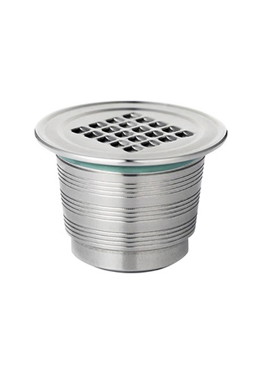 Teltree 304 Paslanmaz Çelik Kahve Kapsülü Seti - Tek Kapsül, Kaşık Ve Fırça İle Sürekli Kullanım, Nespresso Makineleri İçin Değiştirme Ürünü Diğer