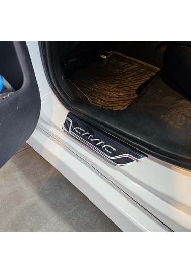 Honda Civic Fc5 2016-2021 Uyumlu Krom Kapı Eşiği