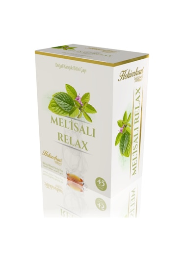 Hekimhan Bitkisel Melisalı Relax Doğal Karışık Bitki Süzen Poşet Çay 45 x 2 G
