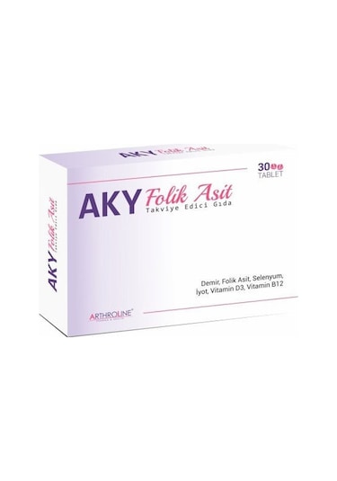 Aky Folik Asit 30 Tablet