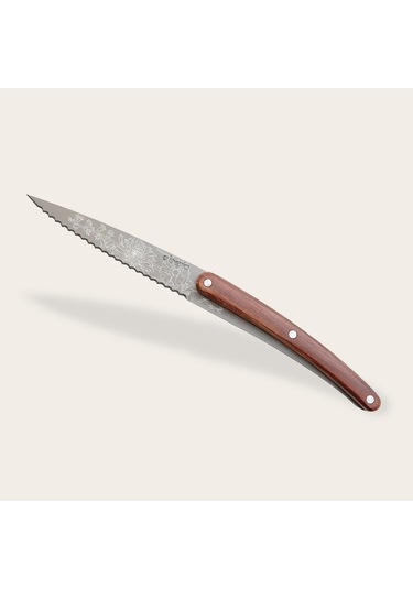 2 Deejo Paring Knives, Olive And Coral Wood / Blossom Çok Renkli