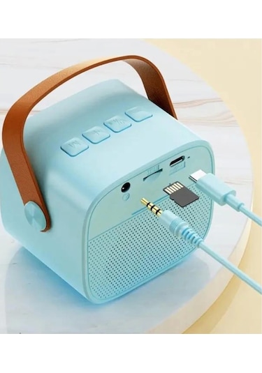 Bluetooth Hoparlör Bt+tf+usb+aux Karaoke Mikrofonlu Platoon Pl-4562