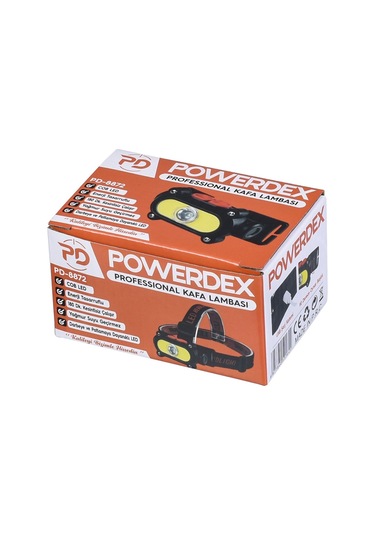 Powerdex Yağmur Suyu Geçirmez Profesyonel Cob Led'li Kafa Lambası PD-8872
