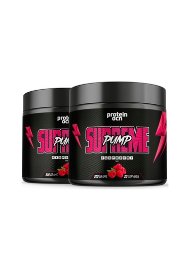 Proteinocean Supreme Pump Ahududu Stim Free - 300g - 20 Servis X 2 Adet
