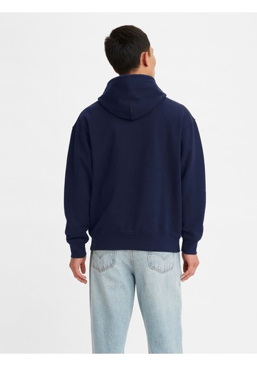 Levi's Rahat Grafik Kapüşonlu Swatshirt A2639-0021 Lacivert