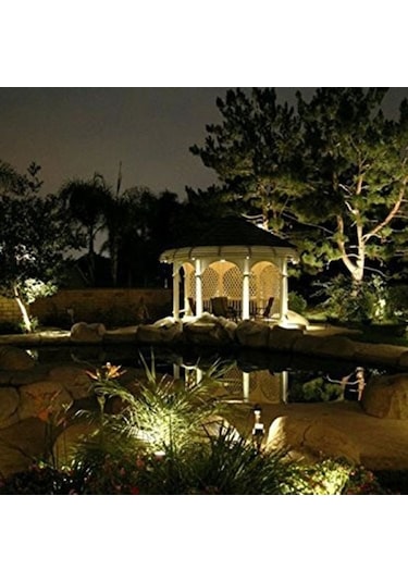 Trendooze 7w Cob Led Çim Lambası Dc12v Ip65 Sıcak Beyaz Dış Mekan Aydınlatma