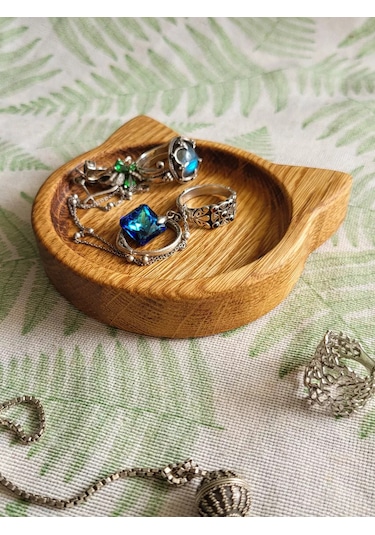 Standart Wood Ahşap Kedi Kupa Altlığı 254923598 Kahverengi