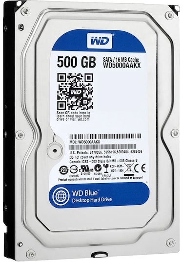 WD Blue 5WD WD5000AAKX 500 GB 3.5" 7200 RPM 16 MB SATA 3 HDD