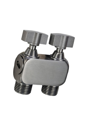 Suntek 1in 2 Out Çift Kontrol Vanası Çok Fonksiyonlu Gri
