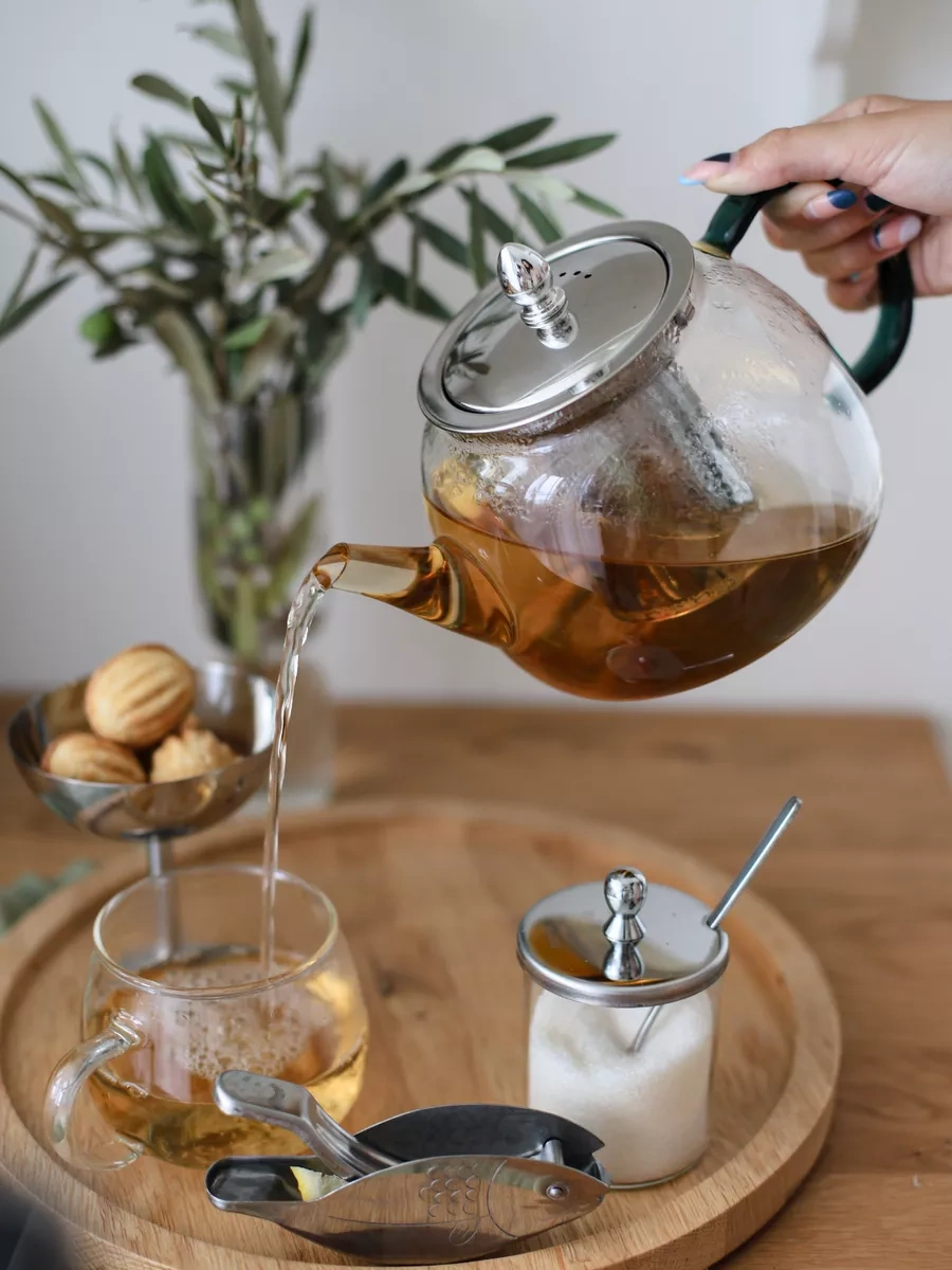 Home Lovers 1,3 L Cam Demlik Çaydanlık 240493821 Beyaz