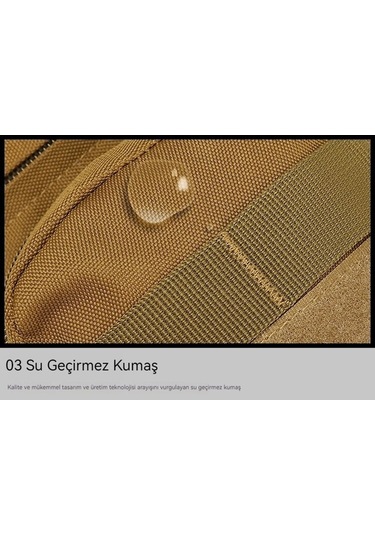 Taktik Açık Seyahat Kamp Su Şişesi Çantası-kahverengi 02 Mq Kahverengi