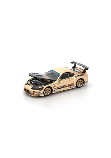 Pop Race Top Secret Gt300 Supra - Chrome Gold 1/64 277