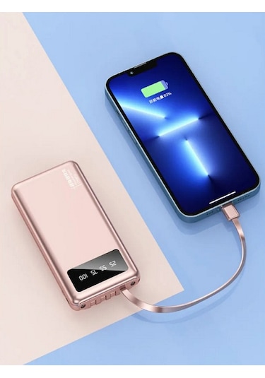 Kendinden Kablolu 20.000 Mah Powerbankk
