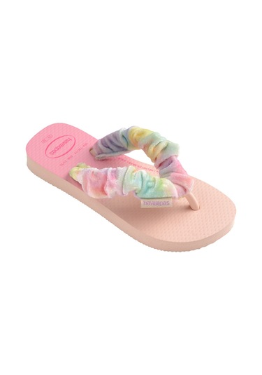 Havaianas Kids Fluffy Plaj Terliği 4149941 PEMBE