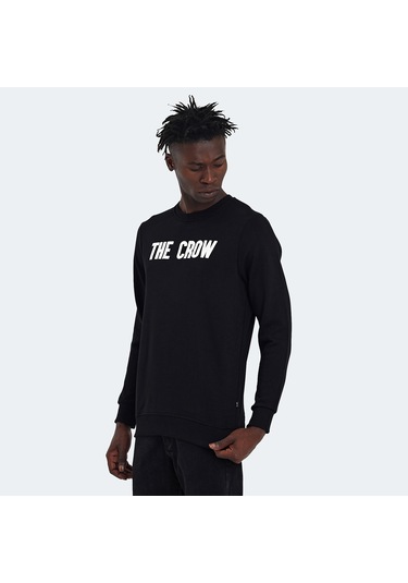 The Crow THE CROW Erkek  Siyah Sweatshirt