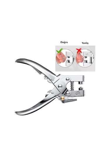 Kuşgözü El Montaj Pensesi ve Delici - 100 adet kuş gözü