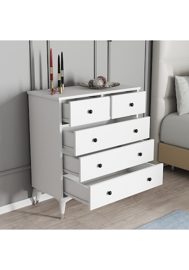 Moxen Mobilya S11 Beyaz Şifonyer