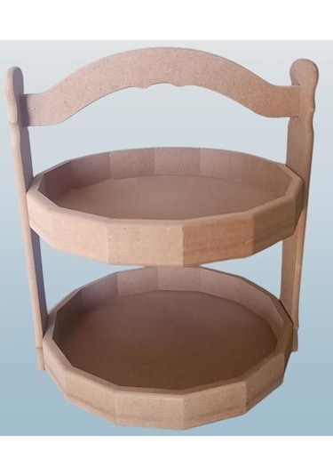 Hobi Adn Dekoratif Meyve Sepeti Ahşap Mdf Ham Cnc Kesim El Yapım