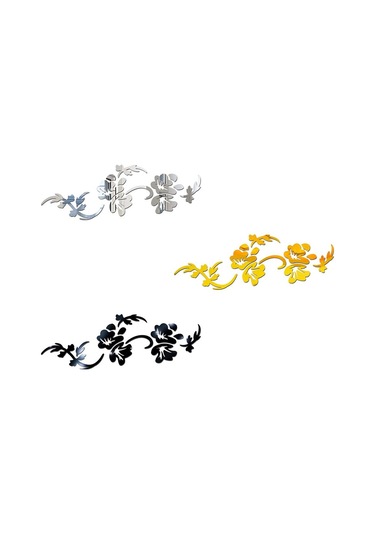 Yeni Yaratıcı Akrilik Ayna Duvar Çıkartmaları Üç Boyutlu Çevresel Kişilik Duvar Çıkartmaları