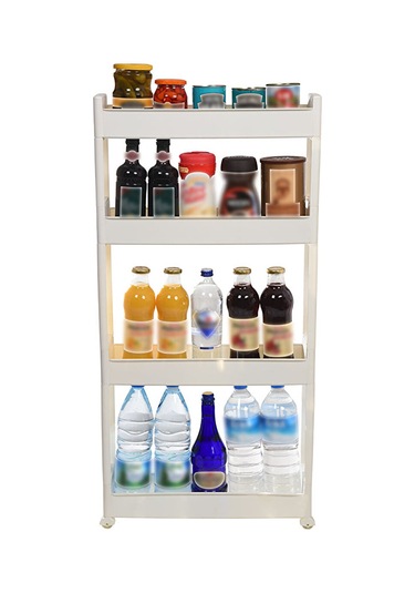 Motek Slim Organizer 4lü Raf Beyaz