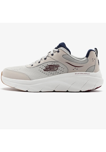 Skechers D'lux Walker 2.0 - Durven Memory Foam Mens Beige Sneaker Hafızalı Taban Kadın Günlük Spor Ayakkabı Bej