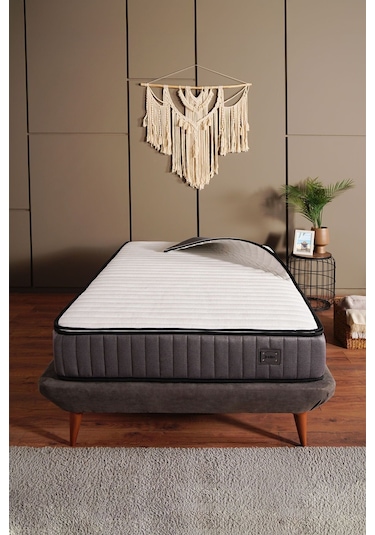 Kilim Mobilya Royal Lux Ortopedik Paket Yaylı Çıkarılabilir Pedli Yatak Baza Ve Başlık Dahil Değildir