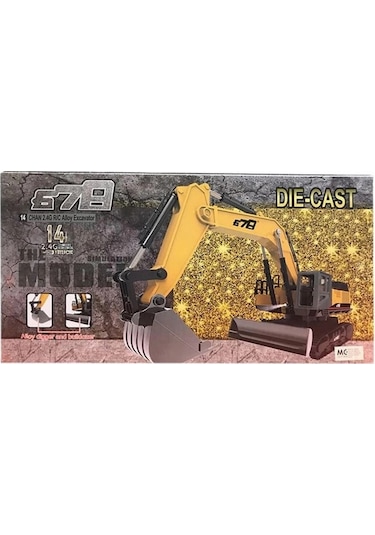 Metal Aksamlı Uzaktan Kumandalı Kepçe Dozer