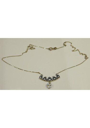 8 Ayar Altın Kolye-2 44 Gm-44 Cm-Zincirde Altındır